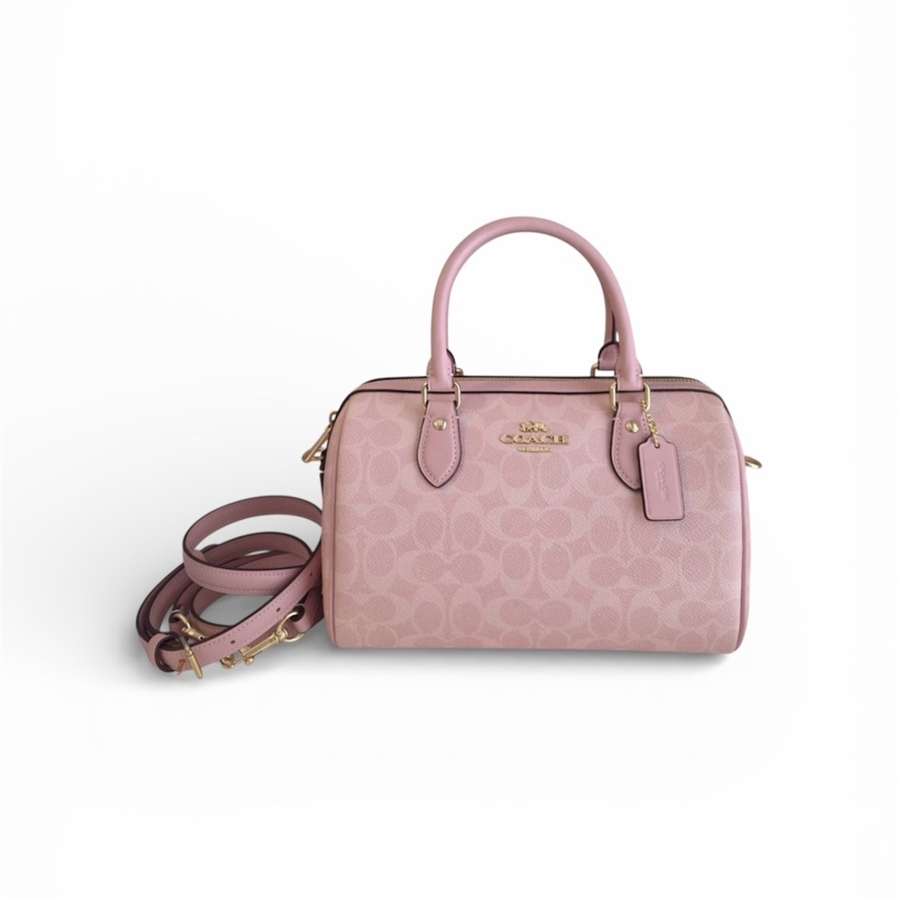 Pink Patterned Handbag